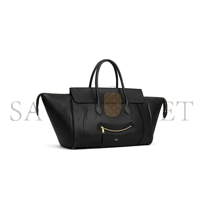 CELINE MEDIUM SMILING NEW LUGGAGE IN SUPPLE SHINY LAMBSKIN 123693GW2.38NO (36*22*16cm) CELINE MEDIUM SMILING NEW LUGGAGE IN SUPPLE SHINY LAMBSKIN 123693GW2.38NO (36*22*16cm)